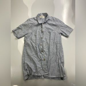 CLAUDE stripped button down shirt p29-06